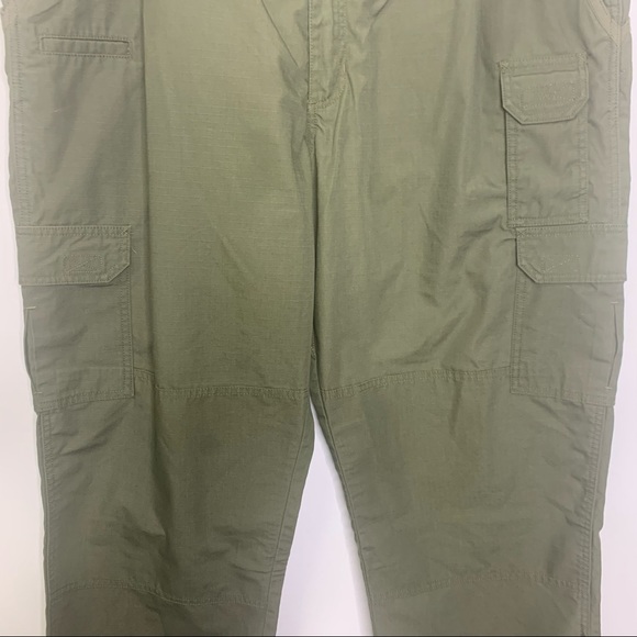 5.11 Tactical Series Army Green Womens Cargo Work Pants - Picture 3 of 10